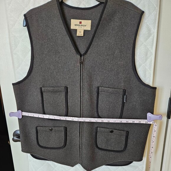 Vintage Woolrich Wool Men's Conductor/Hunting Vest - Picture 5 of 6